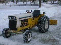 185 Lo-Boy with flotation tires and rear blade Dale Milefchik