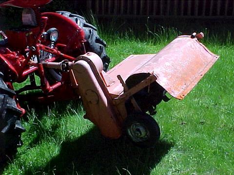 Rotovator mounted on a Farmall Cub with Fast Hitch Bob in New Jersey